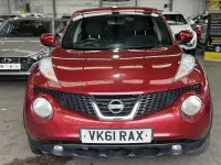 Used Nissan Juke Acenta 115 HP (84 kW) 2011 Red SUV