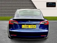 Used Tesla Model 3 Long Range AWD 366 kW (498 HP) 2020 Blue Sedan