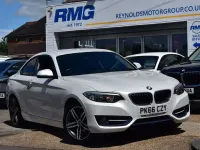 Used BMW 218 Sport Line 136 HP (100 kW) 2016 White Coupe