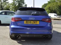 Used Audi S3 Sportback Comfort 300 HP (220 kW) 2015 Blue Hatchback