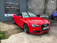 Used Audi A5 Cabriolet S-Line 2013 Red Cabriolet