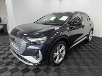 Used Audi Q4 e-tron S-Line 125 kW (170 HP) 2022 Mauve/purple SUV