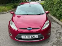 Used Ford Fiesta Titanium 2008 Red Hatchback
