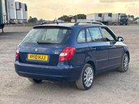 Used Skoda Fabia Elegance 90 HP (66 kW) 2010 Blue Hatchback