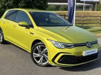 Used VW Golf VIII R-line 150 HP (110 kW) 2022 Yellow Hatchback