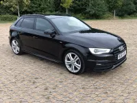 Used Audi A3 S-Line 2015 Black Hatchback