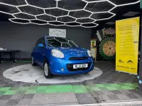 Begagnad Nissan Micra Acenta 98 HK (72 kW) 2012 Blå Halvkombi