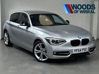 Used BMW 118 Sport Line 143 HP (105 kW) 2014 Silver Hatchback