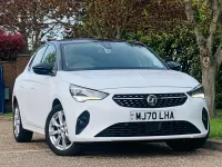 Used Vauxhall Corsa Elite 100 HP (73 kW) 2020 White Hatchback