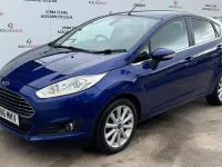 Used Ford Fiesta Titanium 100 HP (73 kW) 2016 Blue Hatchback