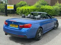 Used BMW 435 M Sport 313 HP (230 kW) 2014 Blue Cabriolet