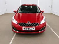 Used Kia Ceed 136 HP (100 kW) 2018 Red Hatchback