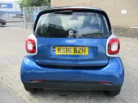 Used Smart ForTwo Coupé Premium 90 HP (66 kW) 2016 Blue Coupe