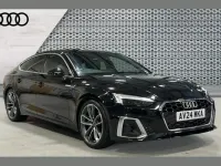 Used Audi A5 S-Line 200 HP (147 kW) 2024 Black Hatchback