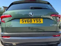 Used Skoda Karoq SE L 150 HP (110 kW) 2018 Green SUV