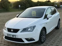 Begagnad Seat Ibiza SE 90 HK (66 kW) 2017 Vit Halvkombi
