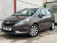 Used Vauxhall Zafira Tourer Design Edition 2017 Brown MPV
