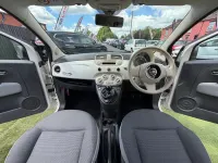 Used Fiat 500 Pop 2015 White Cabriolet