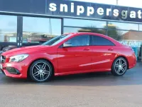 Used Mercedes CLA220 AMG line 174 HP (127 kW) 2016 Red Sedan