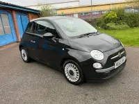 Used Fiat 500 Lounge 85 HP (62 kW) 2012 Black Hatchback