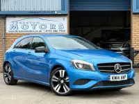 Used Mercedes A200 136 HP (100 kW) 2014 Blue Hatchback