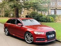 Used Audi A6 Black Edition 272 HP (200 kW) 2017 Red Estate