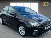 Used Seat Ibiza SE Technology 95 HP (69 kW) 2021 Black Hatchback