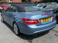 Used Mercedes E250 2011 Blue Cabriolet