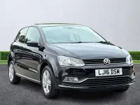 Used VW Polo Match 60 HP (44 kW) 2016 Black Hatchback