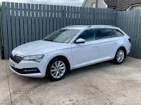 Used Skoda Superb SE Technology 2021 White Estate