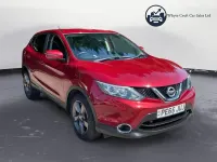 Used Nissan Qashqai N-TEC 115 HP (84 kW) 2015 Red SUV