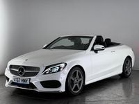 Used Mercedes C250 AMG line 2017 White Cabriolet