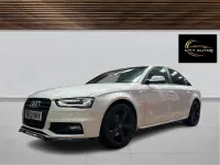Used Audi A4 Black Edition 177 HP (130 kW) 2014 White Sedan