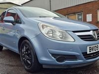 Used Vauxhall Corsa Club 89 HP (65 kW) 2009 Blue Hatchback