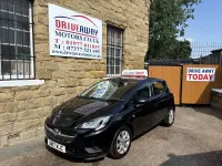 Used Vauxhall Corsa Design Edition 90 HP (66 kW) 2017 Black Hatchback
