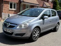 Used Vauxhall Corsa Club 89 HP (65 kW) 2008 Silver Hatchback