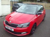 Used Skoda Fabia SE L 110 HP (80 kW) 2015 Red Hatchback