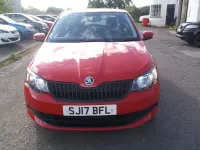 Used Skoda Fabia 60 HP (44 kW) 2017 Red Hatchback