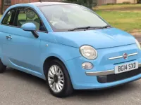 Used Fiat 500 Lounge 2014 Blue Hatchback