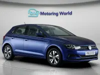 Usado VW Polo SE 95 HP (69 kW) 2019 Azul Citadino