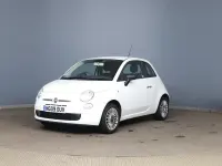 Begagnad Fiat 500 Pop 69 HK (50 kW) 2009 Vit Cab