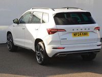 Used Skoda Karoq SportLine 150 HP (110 kW) 2024 Moon white metallic SUV