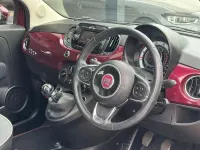 Used Fiat 500 Lounge 69 HP (50 kW) 2018 Red Hatchback