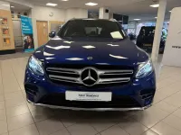 Begagnad Mercedes GLC220 AMG Line Premium 2018 Blå Kombi
