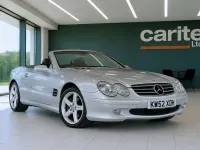 Used Mercedes SL500 306 HP (225 kW) 2002 Silver Cabriolet