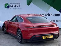 Used Porsche Taycan 419 kW (571 HP) 2021 Carmine red Sedan