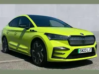 Used Skoda Enyaq iV vRS 219 kW (299 HP) 2023 Hyper green SUV