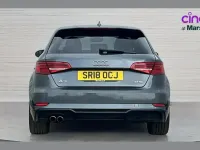 Used Audi A3 Black Edition 150 HP (110 kW) 2018 Grey Sedan