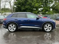 Used Audi Q4 e-tron S-Line 125 kW (170 HP) 2021 Blue SUV