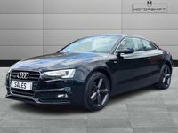 Used Audi A5 S-Line 177 HP (130 kW) 2014 Black Coupe